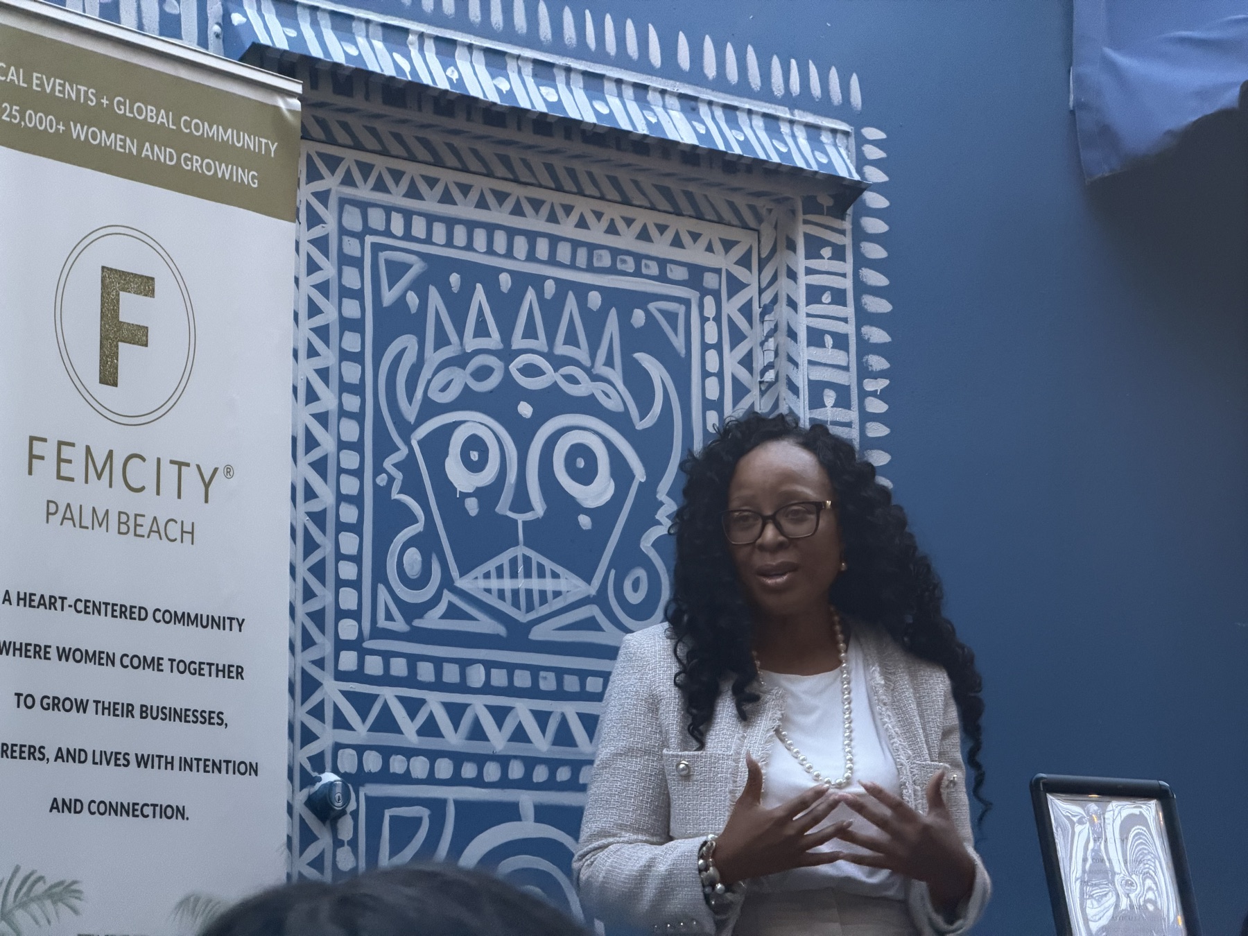 Dr. TL Coleman during an impact-focused event