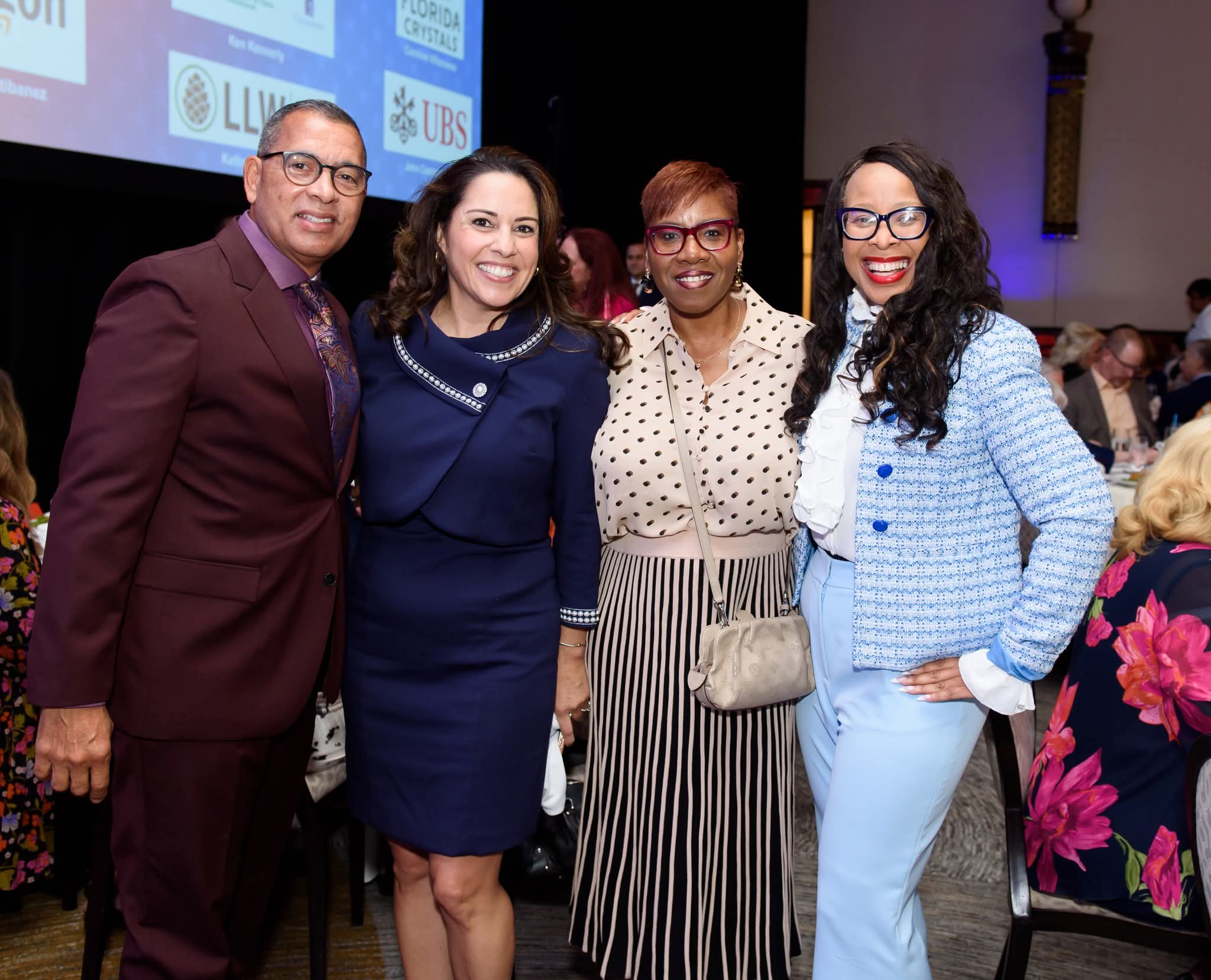 Dr. TL Coleman with leaders at a professional event