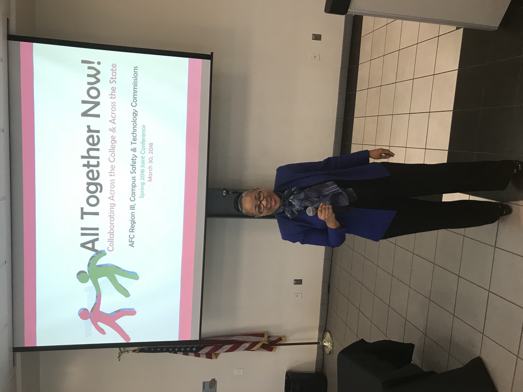 Dr. TL Coleman at a leadership event